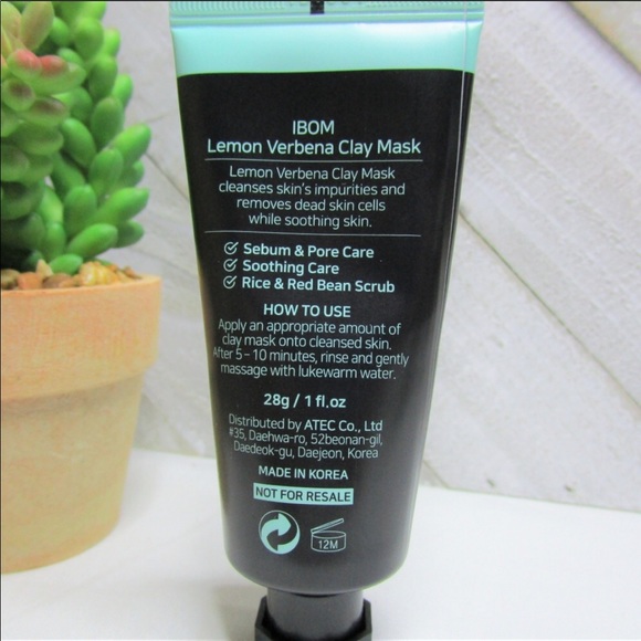 🆕 Lemon Verbena Clay Mask IBOM - Picture 7 of 11